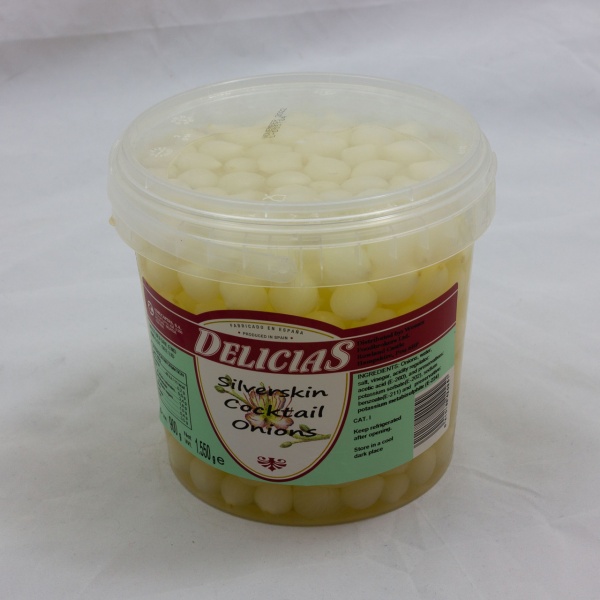Delicias Silverskin Cocktail Onions 1.65kg